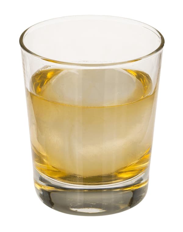 Ice Cube Mold Ball XL - Round Shape for Ice - 11 x 8 cm Transparent transparent