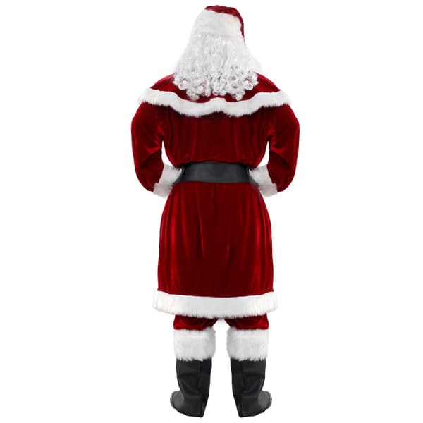 10-delt julemandskostume, julekostume - 5XL