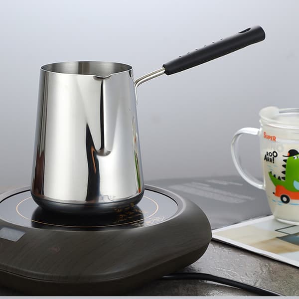Mælkesmørvarmer, tyrkisk kaffekande, chokoladesmeltepande, kaffebrygger til ahornsirup