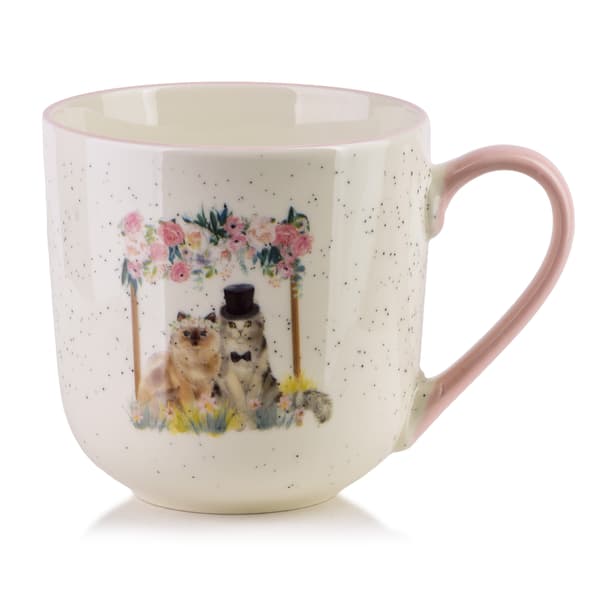 Keramikkrus Affekdesign Jules 9,5x13x9,5cm Beige 1stk