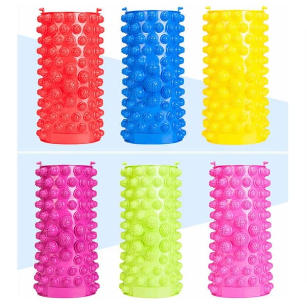 2 Enheder Fodmassagepuder, Trykplader Til Tæer 29*39Cm Blå