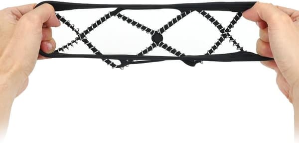 Antiskli skopigger, 1 par universelle antiskli snowboard ispigger vintervandrere trekkraft for fotturer, turgåing, jogging (passer størrelser 35-43)