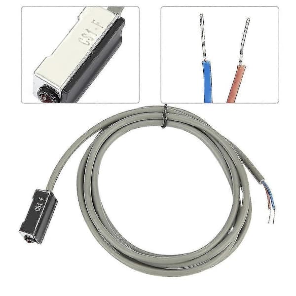 CS1-F Magnetisk luftpneumatisk sylinder magnetisk reed-bryter sensor DC AC 5V-240V