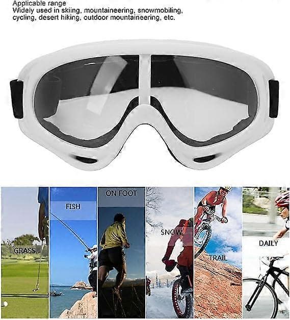 Skibriller - Ski-/snowboardbriller, der passer over briller til mænd, kvinder og unge - UV-beskyttelse