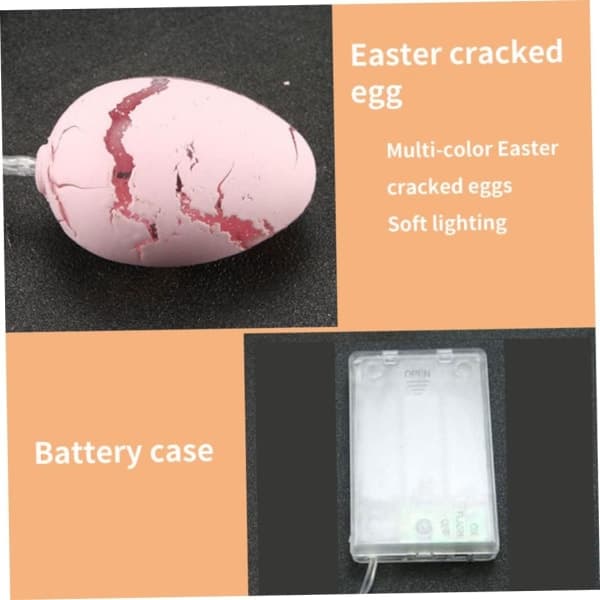 Vanntette påskeegg lysslynger, 3M 20 LED-lys