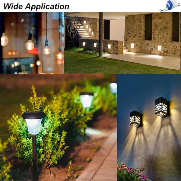 2-pack photocell light switch AC DC 12V 10A Automatic On/Off Dusk to Dawn Photoelectric Sensor for Outdoor Lighting