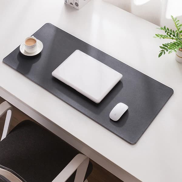 Forlenget spillmusematte vanntett tastaturmatte svart 90x45cm