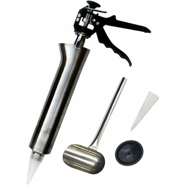 Manual Mortar Gun, Grout Gun for Mortar with Interchangeable Nozzles Cement Grouting Machine (for gaps)