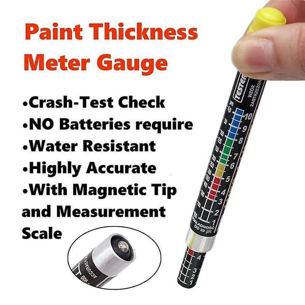 Car Thickness Gauge Measuring Tool for Car Tools Crash Tester Gauge with Magnetic Tip Scale Indication-FY-