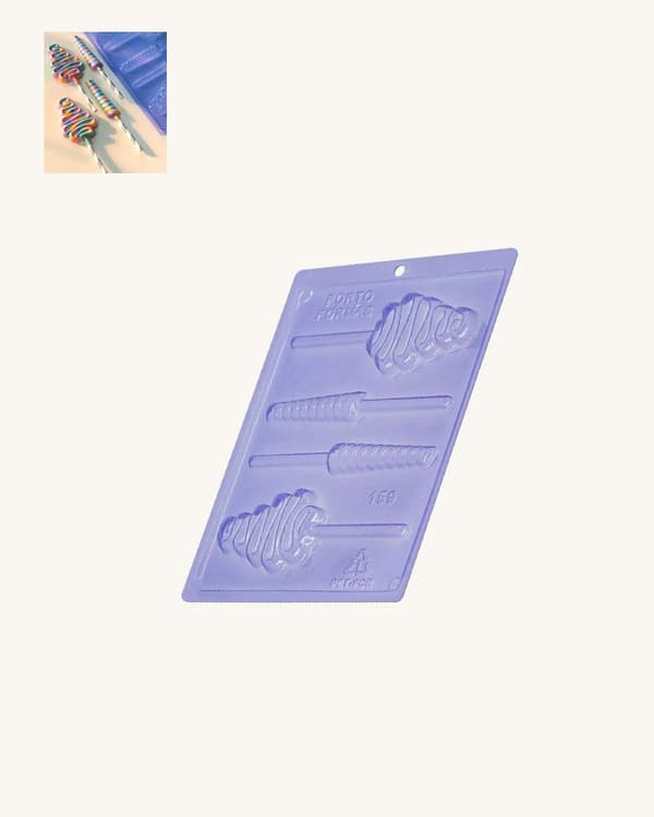 Pralinform Iskjeks Sjokoladeform - Porto Formas 159 Transparent transparent