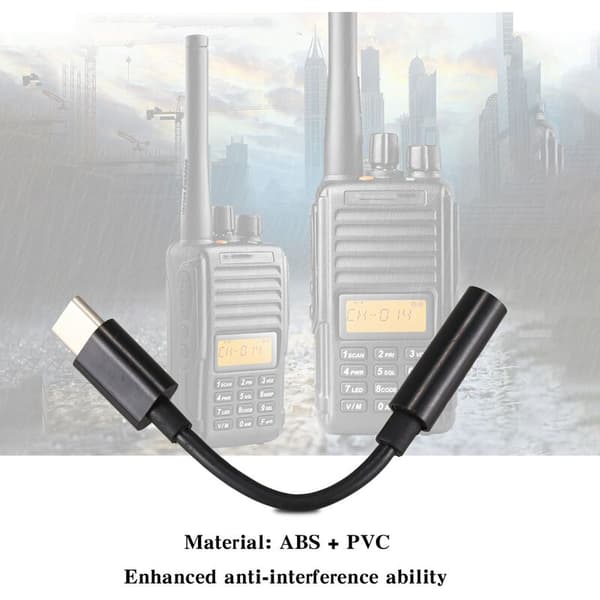 3 kpl Type C - 3,5 mm:n kuulokeadapteri, USB-C - 3,5 mm:n Aux-mikrofoniliitäntäkaapeli Z:lle, Le 2/Le Pro 3:lle (musta)
