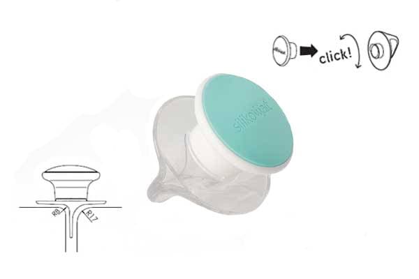 Kagespatel til lige kanter Hvid Blå, Transparent, Vit Blå, Transparent, Vit white