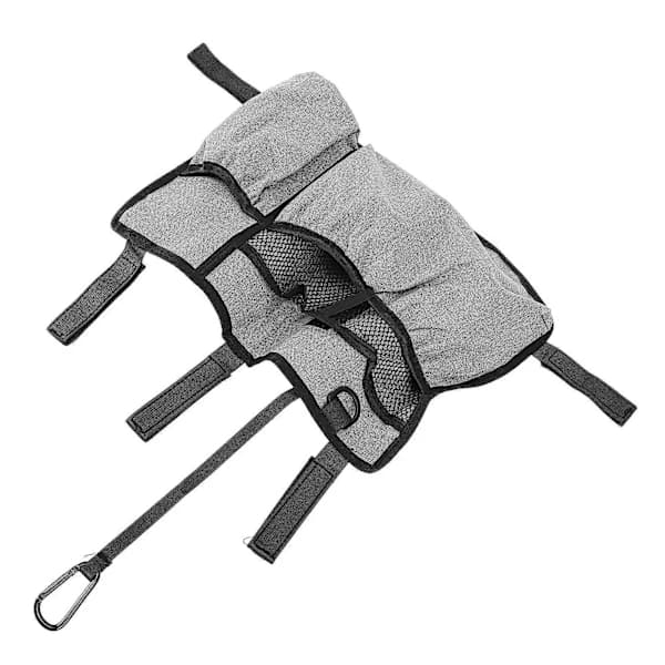 Rollator Bag Wheelchair Bag Oxford Cloth Multifunctional Multi-Pocket Safe Waterproof Storage Bag for Rollator Gray