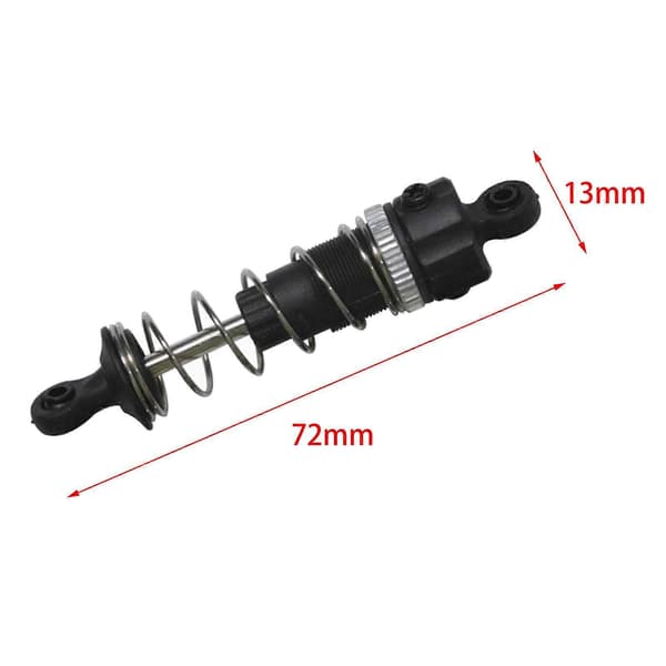 Metalliset RC-auton iskunvaimentimet 16890 16890A 1:16 ajoneuvojen tee-se-itse-tarvikkeet