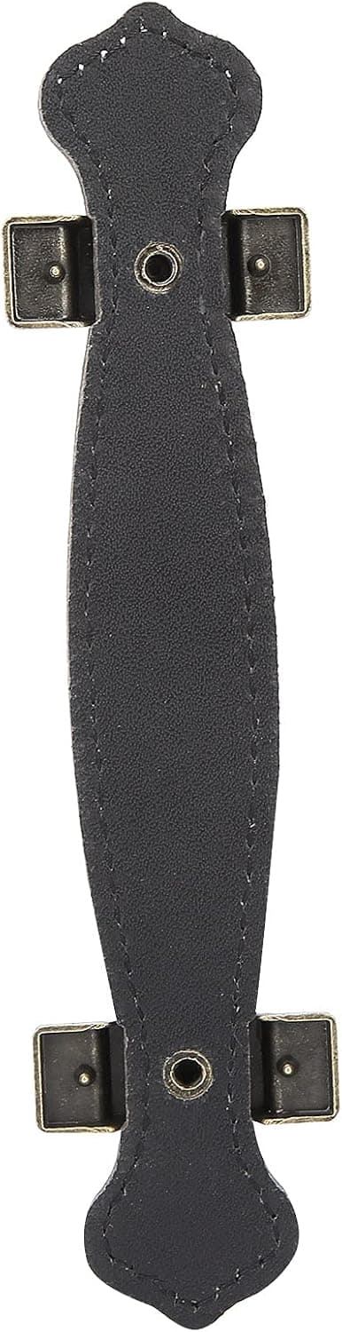 160 mm hålavstånd svart längd 230 mm läderhandtag, bagage Ha