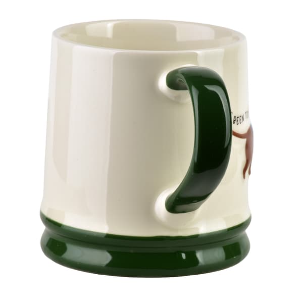 Porslinsmugg AFFEKDESIGN DOXIE 320 ml 8 x 12,3 x 9,2 cm Vit/Svart 1 st