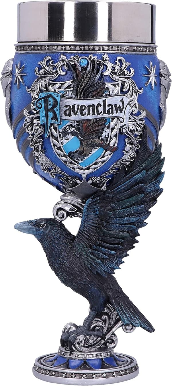 Harry Potter Ravenclaw Hogwarts Hus Kolleksjonsbeger, blå og sølv, 19,5 cm, 200 ml