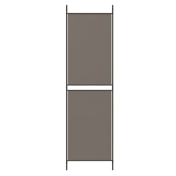 vidaXL Romdeler 3 paneler antrasitt 150 x 200 cm stoff Antracit 3320