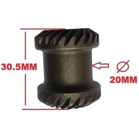 18-tands kugghjul för justerbar häcksax – 20 mm lager – Reservdel för 5-i-1 multiverktyg