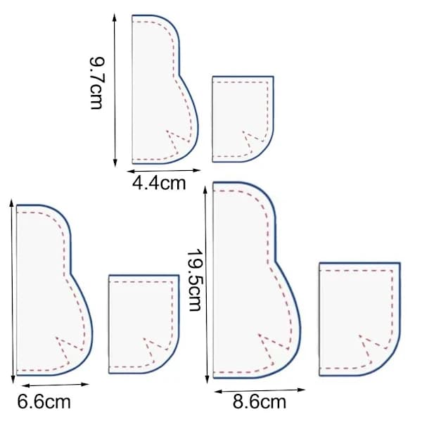 Akrylmallar Set Mall Quiltlinjal MM M