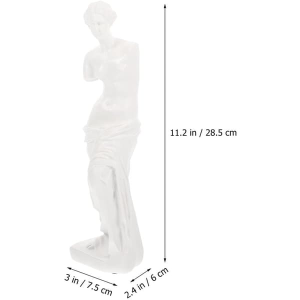 Klassisk gresk romersk harpiksstatue, Afrodite-gudinne, hjemmeinnredning, 30 cm høy