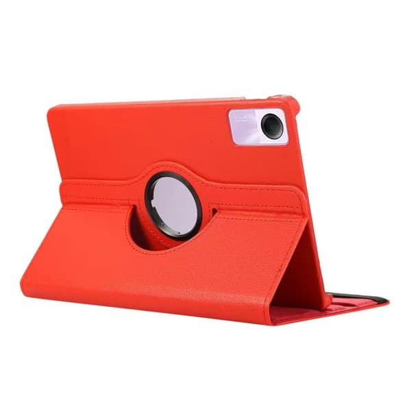 Kotelo Lenovo Tab P12 12.7 2023 Litsi-nahkakotelo (punainen)