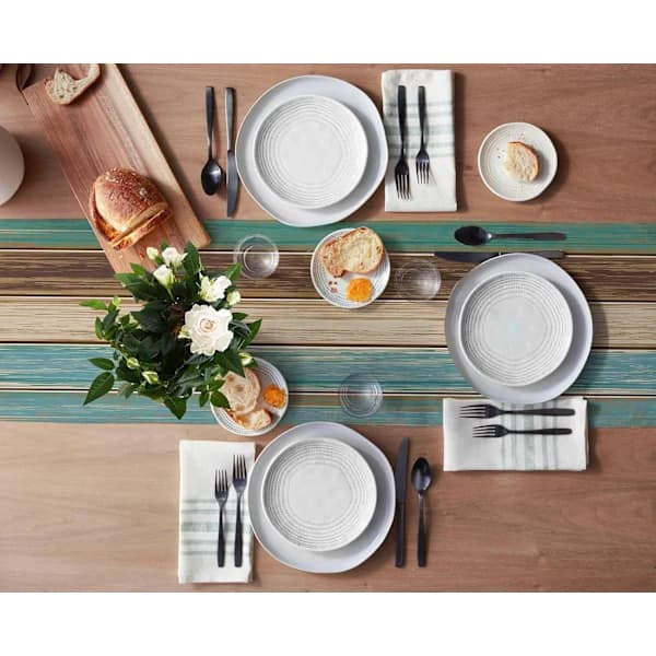 Cotton Linen Table Runner Dresser Scarves Retro Rustic Barn Wood