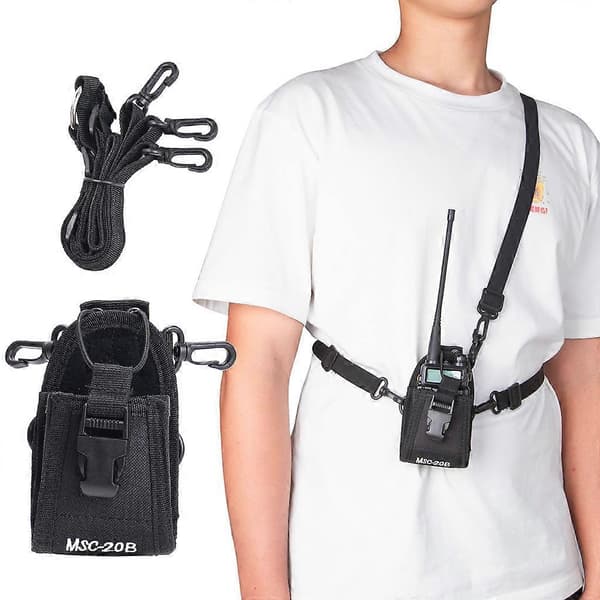 Multifunktionel Taske Etuiholder MSC-20B til Baofeng Radio Walkies Tal