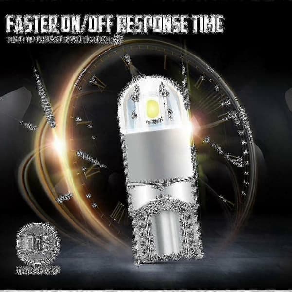 10st 6000k Canbus T10 168 194 W5w Dome Lighting Side Marker Lamp Led Lamp White