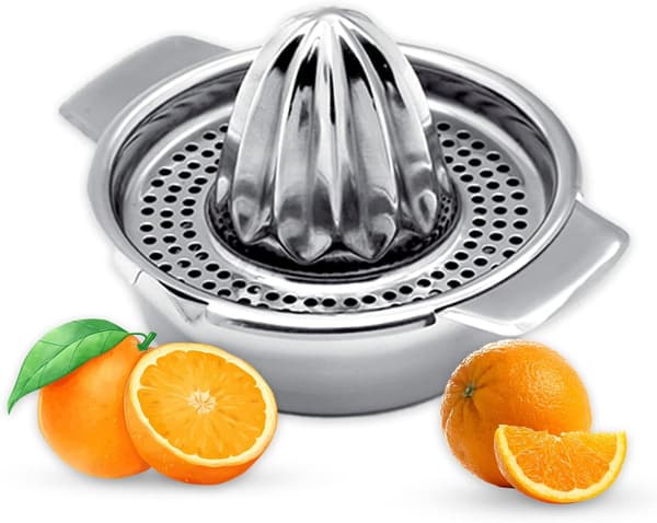 Citruspress Manuell Citronpress Rostfritt Stål 304 Multifunktionell Orange Handpresspress