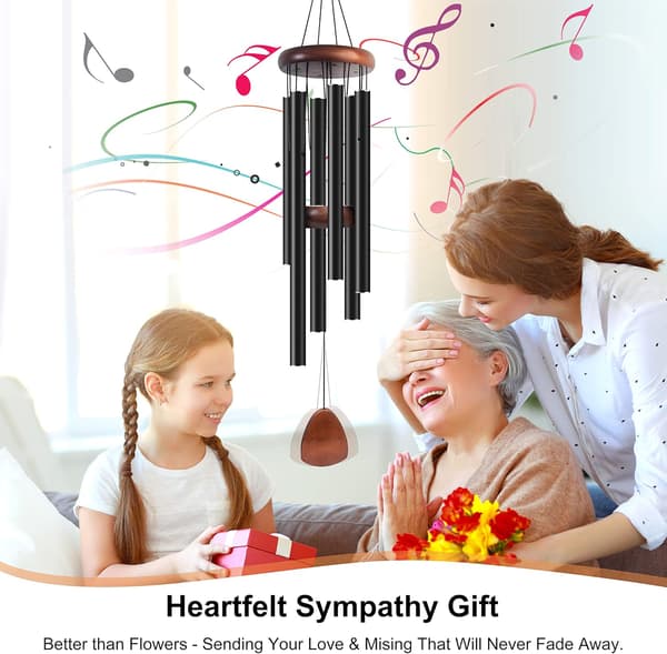 Large Aluminum Wind Chimes Create a Zen Atmosphere, Suitable