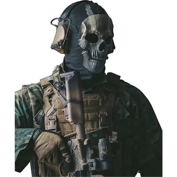Call Of Duty Ghost Skull Mask Fuld Dækning Unisex Til Krigsspil