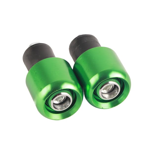 2 pcs Universal 18-22 mm Motorcycle Round Handlebar End Weight Balance Plug (Green)