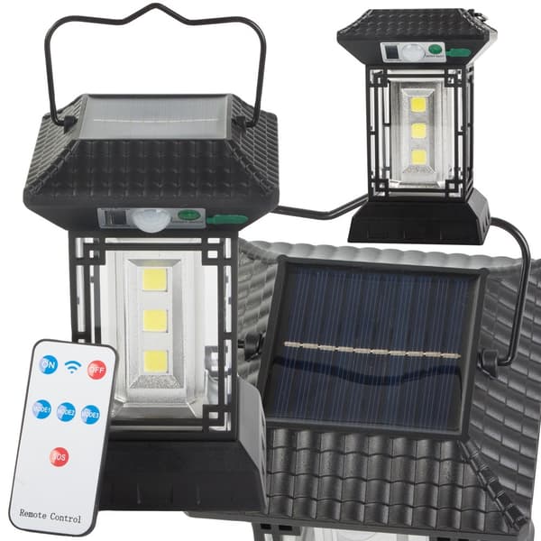 Aurinkokennovalaisin 60 LED - 5 tilaa + kaukosäädin 428
