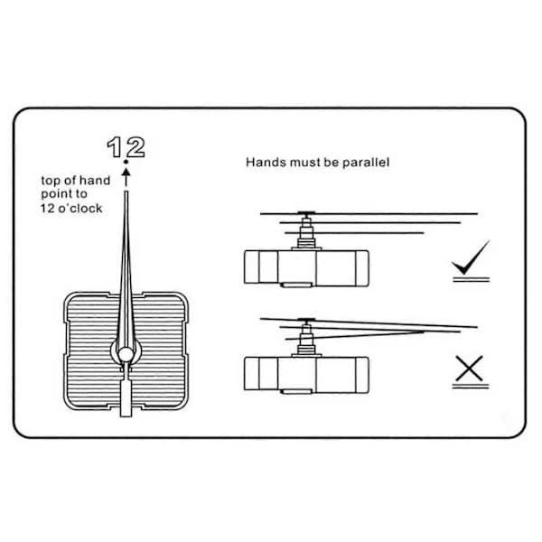 High Torque Quartz Clock Movement for Clock Repair, 33cm Long Hands, DIY