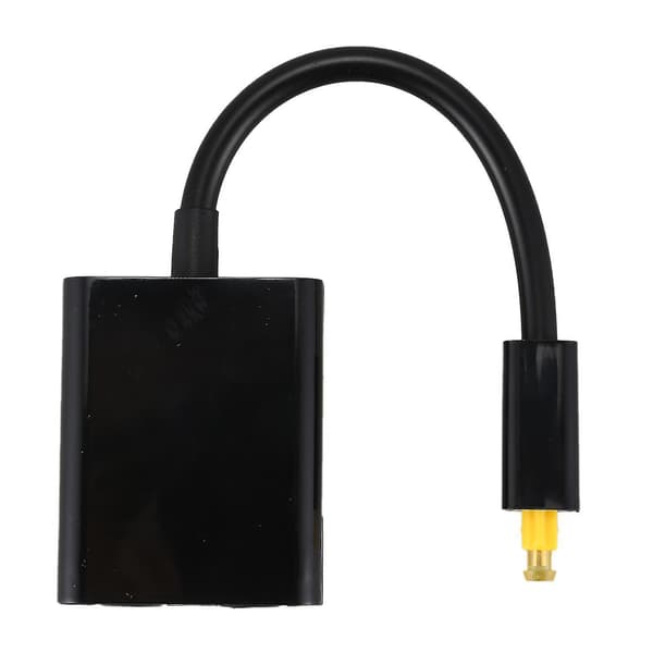 Digital Spdif Optisk Lydsplitter 2-veis Toslink Splitter Adapter 1 Inngang 2 Utgang Spdif Optisk