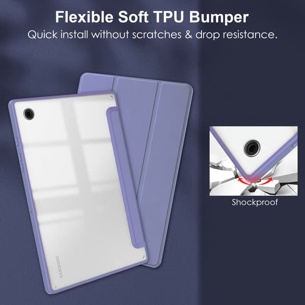 Etui til Samsung Galaxy Tab A9 8.7 2023 Akryl Tablet Beskyttelsesetui - Lilla