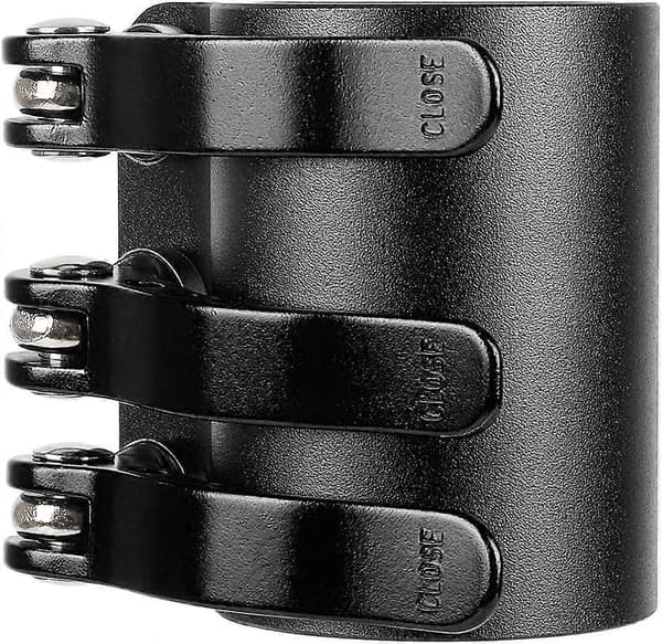 Sort monteringsbeslag til Kaabo Mantis 10 elektrisk løbehjul, foldbar basestativ stabilisator tilbehør eftermontering reservedele [db]