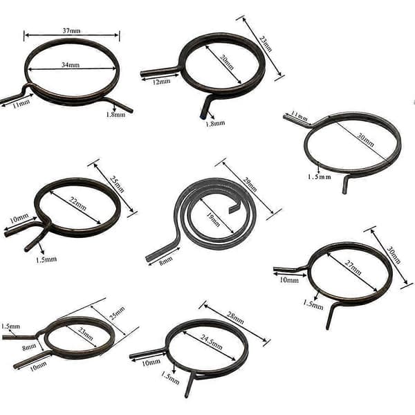 Door Handle Springs 5 Pcs Black Durable FW-MSDNH FW-MSDNH