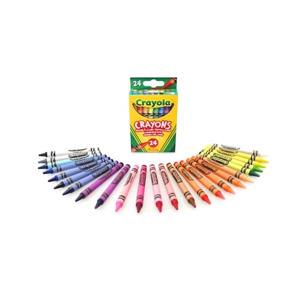 CRAYOLA Kritt, Klare Sterke Farger, Multi, 24-pakning (1-pakning)