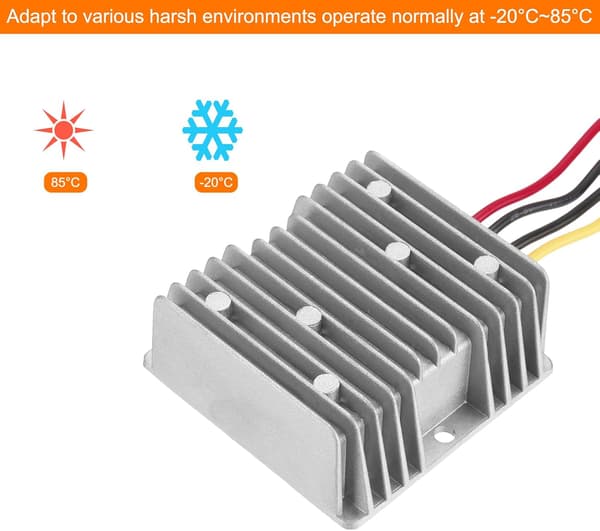 DC 8-40V til 13.8V strømomformer 10A 138W spenningsregulator IP67 vanntett transformatorforsyningsmoduladapter for bil lastebil solsystem -