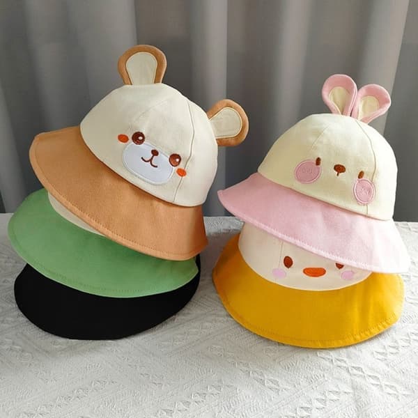 Børne Bucket Hat Baby Fiskerhat GRØN
