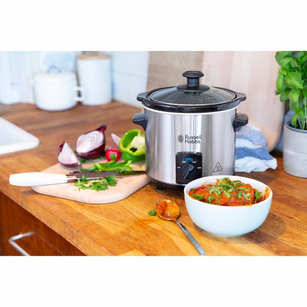 Slow Cooker 25570-56 Compact Home 2L Svart, Rostfritt stål Keramiska