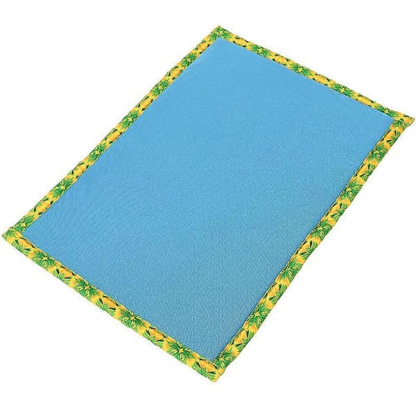Self-cooling pad for dog and cat, ice silk summer dog cooling pad blanket