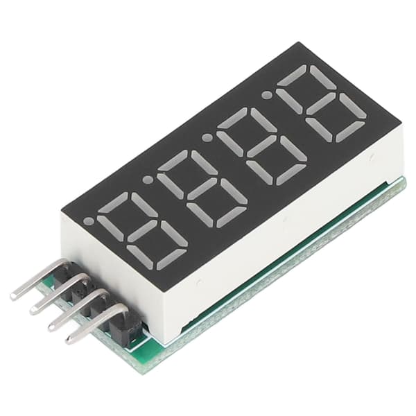 4-siffrig 7-segments digital tubmodul LED-displaymodul I2C-gränssnitt DC 5V/3.3V DM43B04