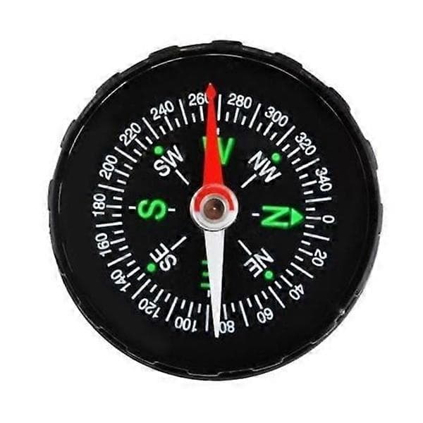 Explore the World in Style - Pocket Compass for All Adventures Black