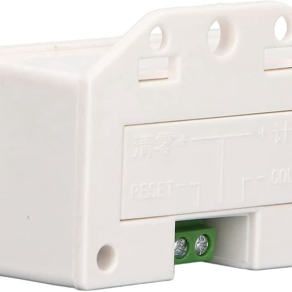 5-sifret Elektronisk Digital Display Teller Nærhet Industriell Magnetisk Sensor Bryter Slagteller Hvit White