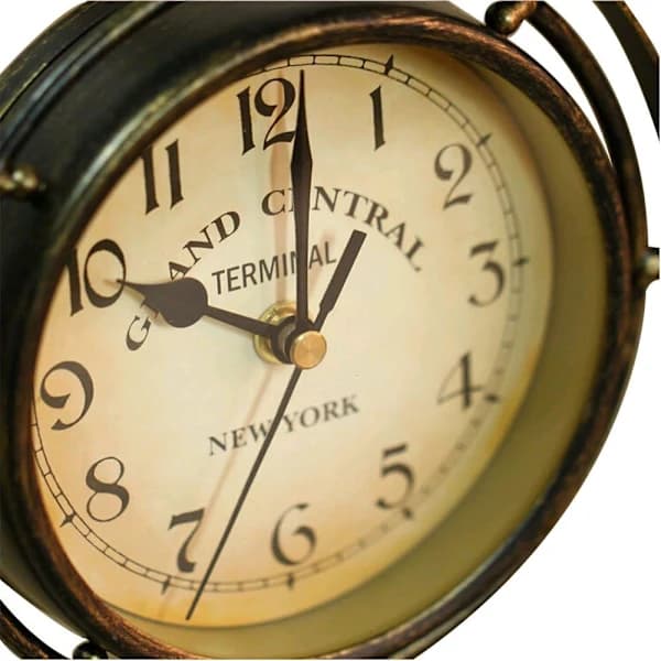Creative European Retro Home Decor Crafts, Iron Clock, Living Room Bicycle Saddle Clock