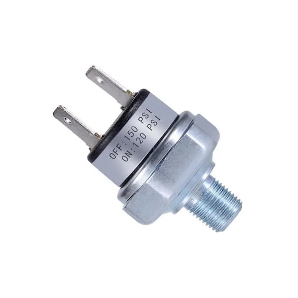 Lufttrykkbryter 120-150 PSI Trykkbryter 1/8in-27 NPT DC24V 12V Trykkbryter Luftkompressor