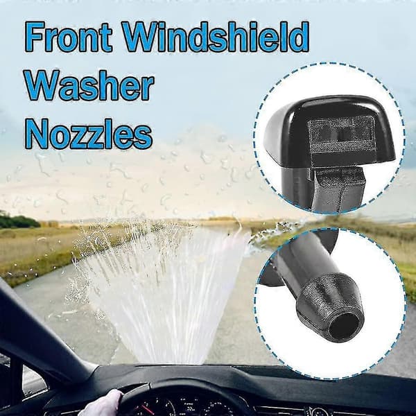 For JEEP Jeep Grand Cherokee Windshield Washer Nozzle 68260443AA 55372143AB (2 Pieces) [DB]